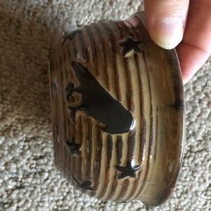 Primitive pottery small bowl
